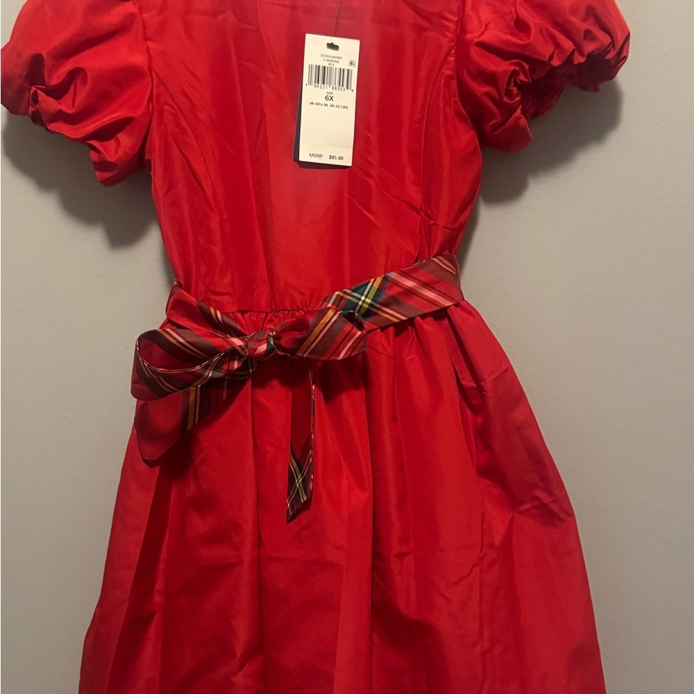 Polo by Ralph Lauren Red Kids Formal Dress Never Worn